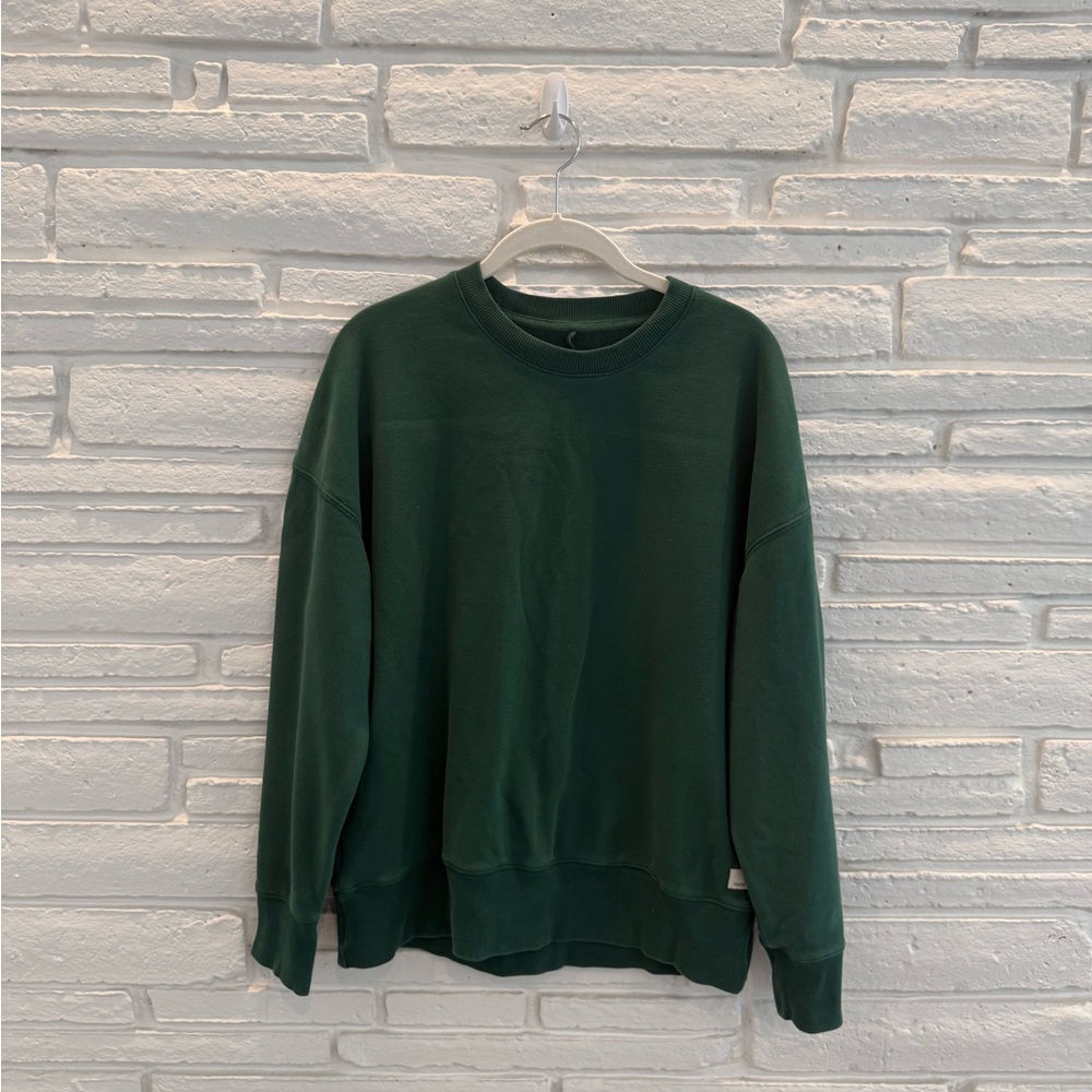 Vuori Sedona Weekender Crew Sweatshirt Green - Small - Picture 3 of 7